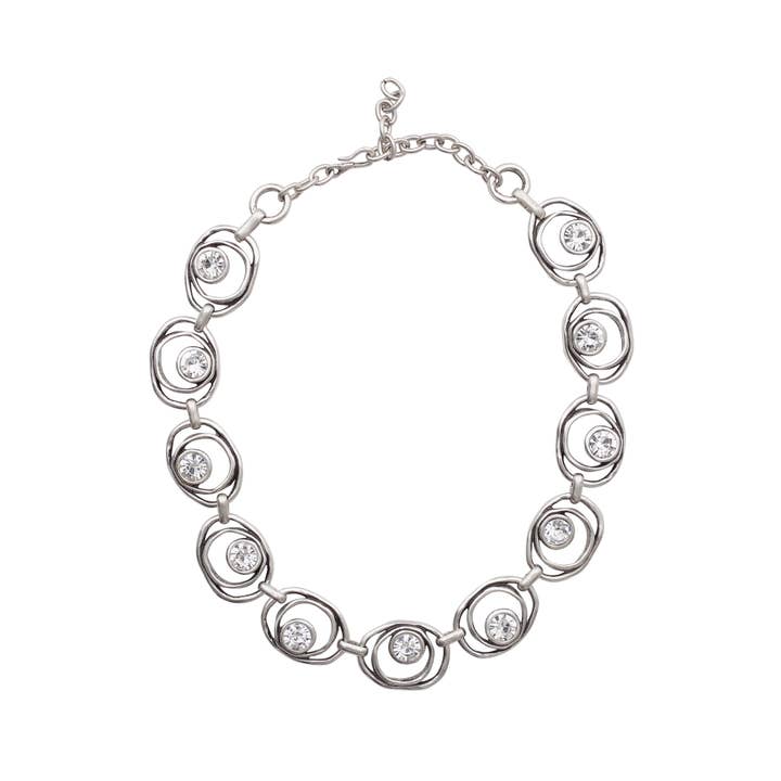 Collar de peltre hecho a mano - 3813 para venta al por mayor de Chanour