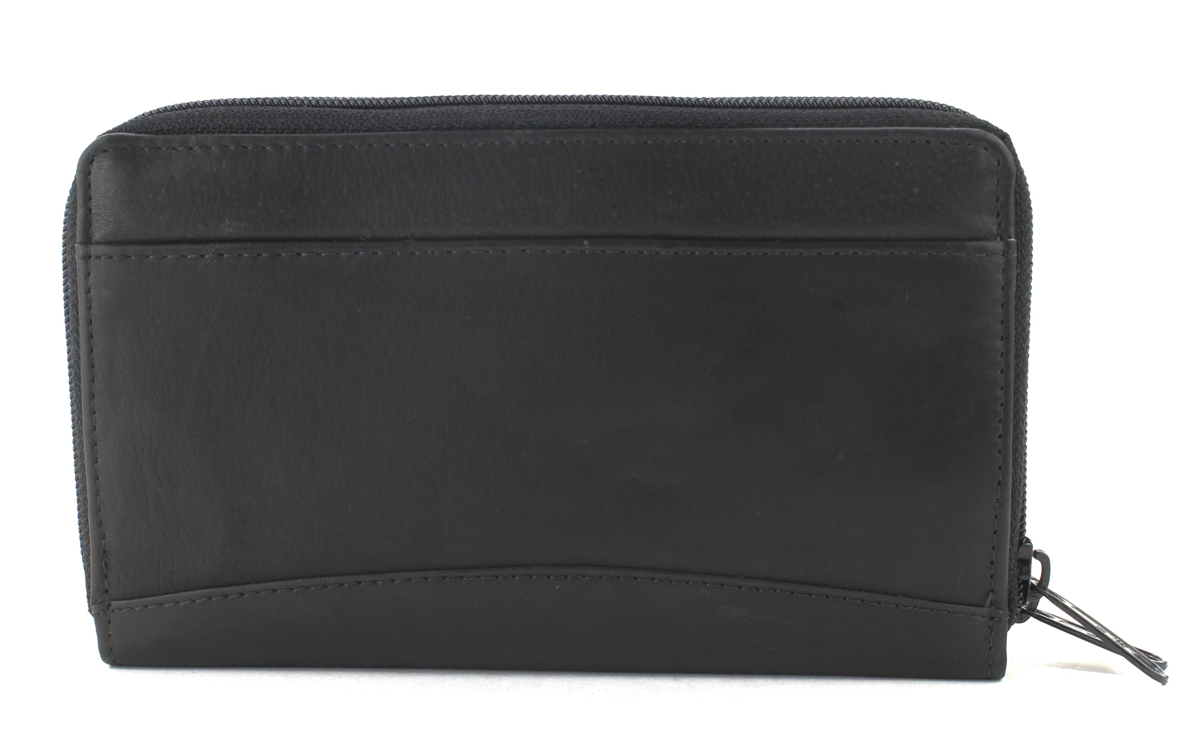 Leather Impressions Inc - Wholesale Wallet - Women's - Double Zipper Women's Clutch 155851