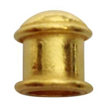 CG-207 18K Gold Overlay End Cap for wholesale by Bali Designs