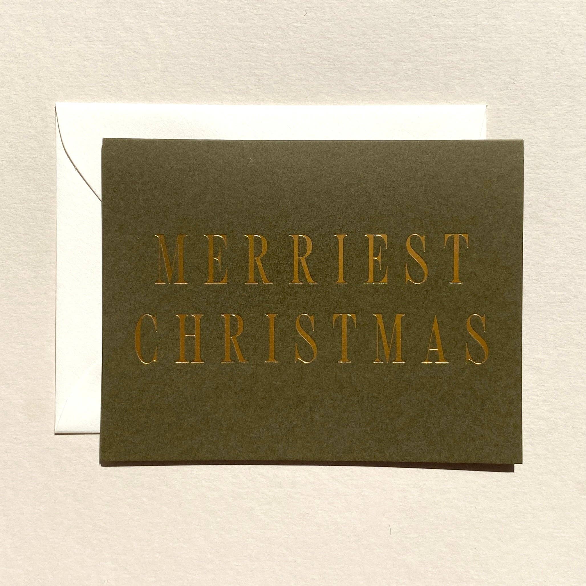 Jaymes Paper - Wholesale Christmas Card - Merriest Christmas No. 110