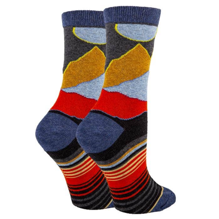 Oooh Yeah/Sock It Up/Oooh Geez Slippers - Wholesale Socks - Women's - Midnight Sky's | Women's Premium Cotton Crew Dress Socks3