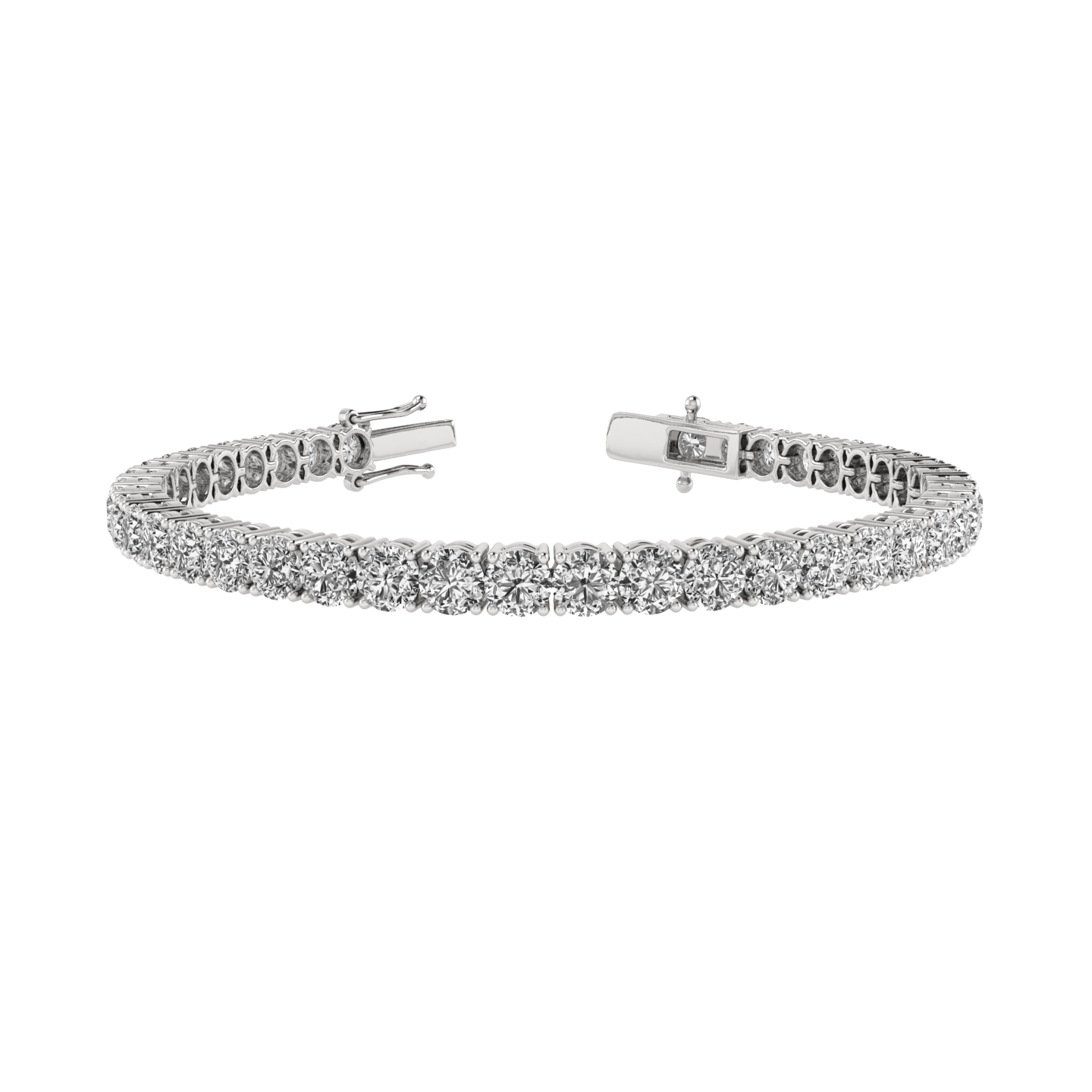 BELGIUM LGD LLC - Wholesale Tennis Bracelet - 14K White Gold 24.25 Ct Lab Grown Diamond Tennis Bracelet1