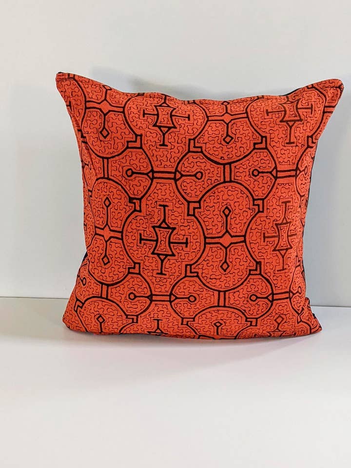 Shipibo handmålad kudde för wholesale av Inspired Peru