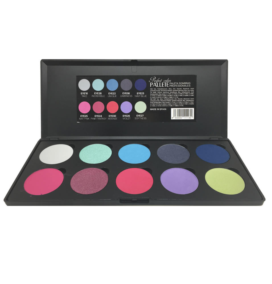 sesioMWorld - M·O·I Professional - Wholesale Face Makeup Palette - PROFESSIONAL PALETTE PERFECT COLOR 10 shades eyeshadow0
