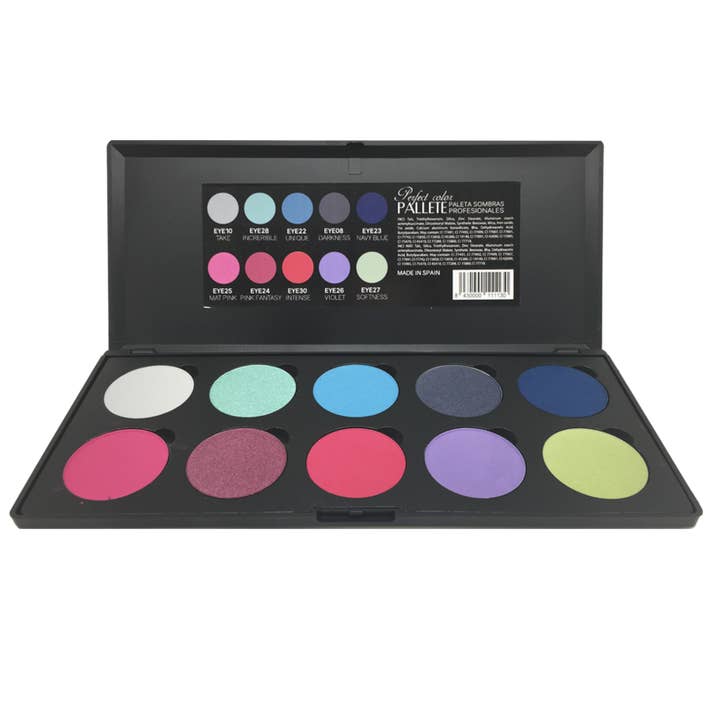 sesioMWorld - M·O·I Professional - Wholesale Face Makeup Palette - PROFESSIONAL PALETTE PERFECT COLOR 10 shades eyeshadow