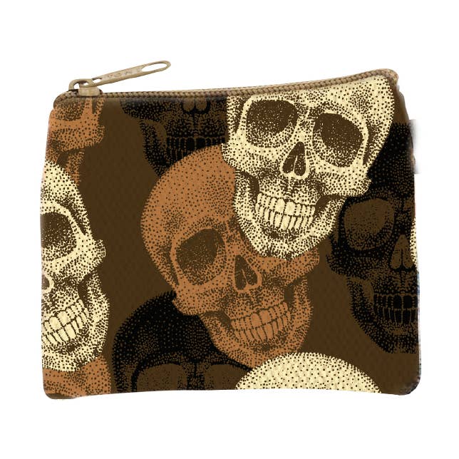 Benjamin International - Wholesale Coin Purse - Unisex - Laughing Skulls Coin Purse0