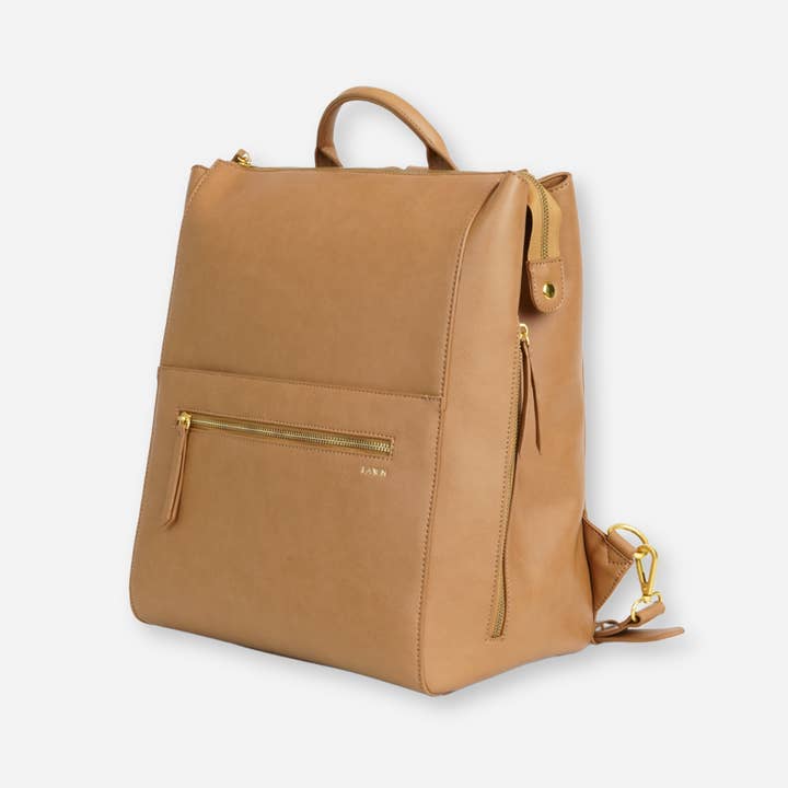 Fawn Design - Wholesale Diaper Bag - Baby - The Square Diaper Bag - Premium Matte Faux Leather Backpack