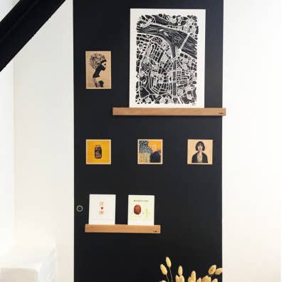 Ferflex – wholesale Vägghylla – Magnetisk hylla i ekträ för vägg - 45 cm2