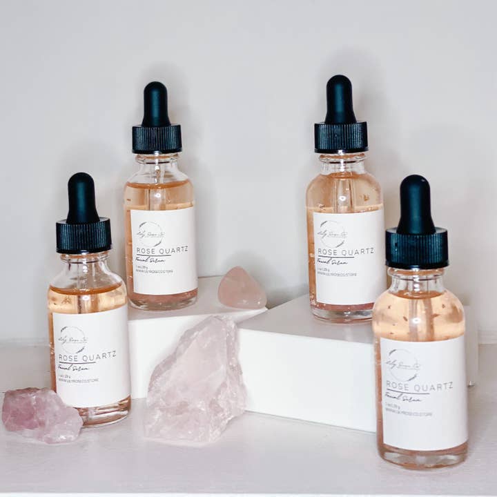 Rose Quartz Facial Serum for wholesale by Lily Rose Co.