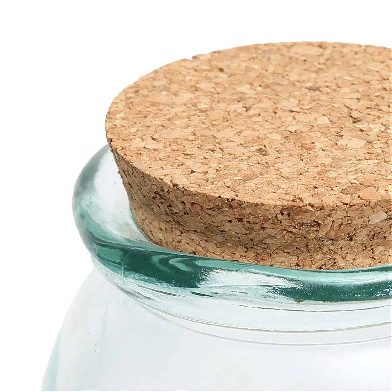 Bazar Bizar Living - Wholesale Jar - The Belly Glass Pot - Blue - S2