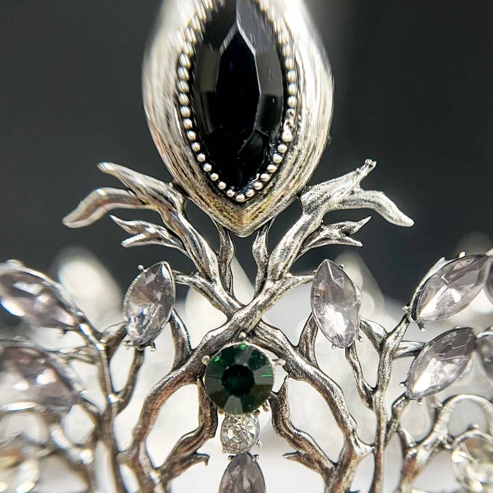 Happy Dream Gifts - Wholesale Party Hat/Crown - Vintage King Crown, Black Crystal Crown, Silver Knight Crown