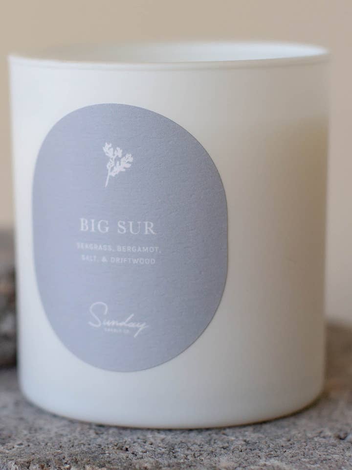Big Sur for wholesale by Sunday Candle Co