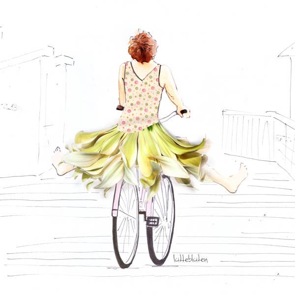 Lütteblüten - Wholesale Everyday Greeting Card - Towards the sun - card with envelope1