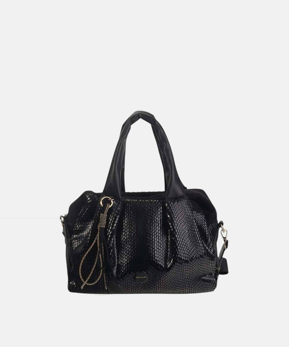 Kbas - Wholesale Top Handle Bag - Women's - URBAN BOA BOWLING POLYESTER BLACK0