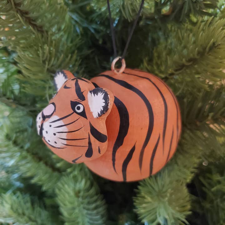 A Lost Art - Venta al por mayor Adornos - Ornamento Maraca Musical Animal Tigre