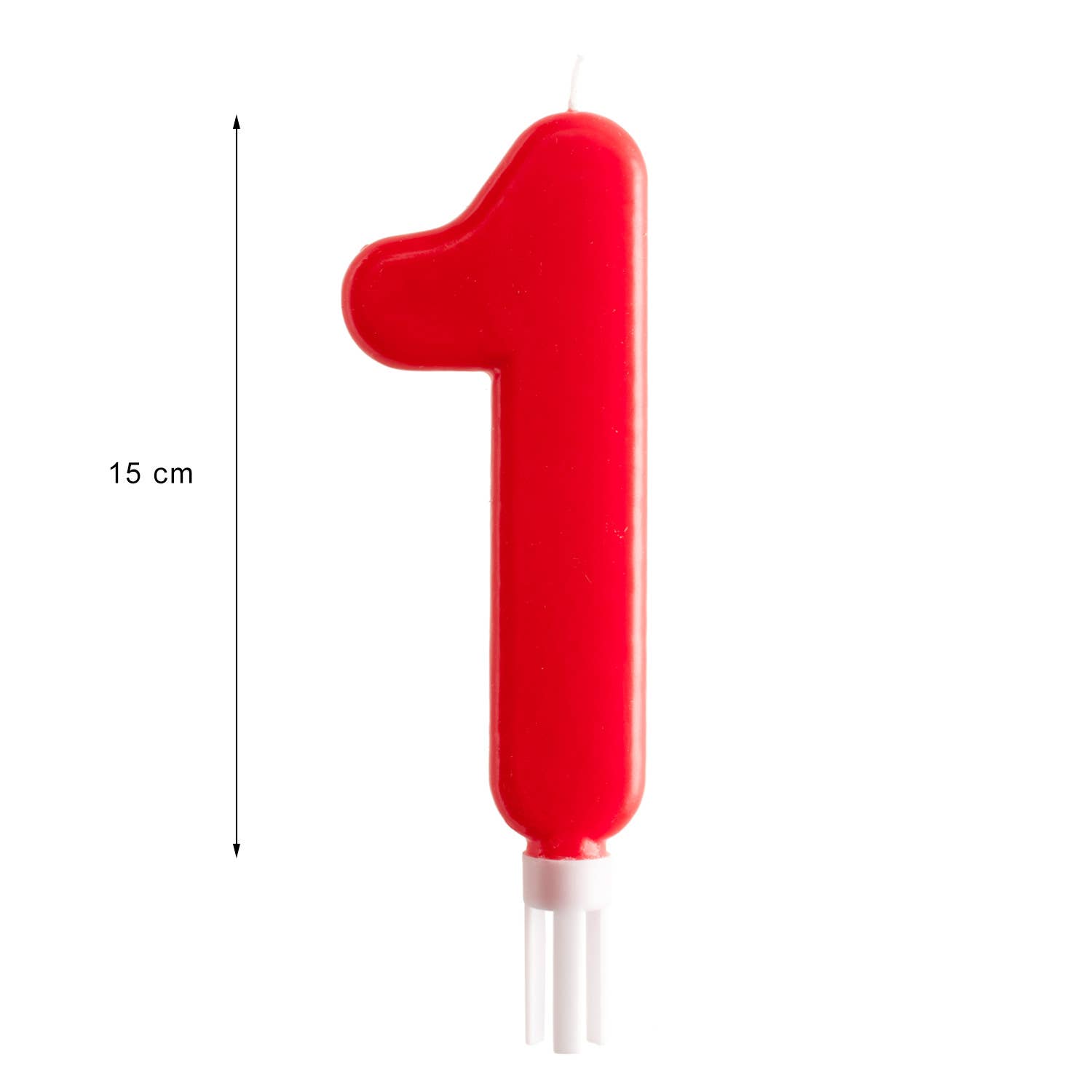 red Giant birthday candle for cakes, 15 cm for wholesale on Faire5