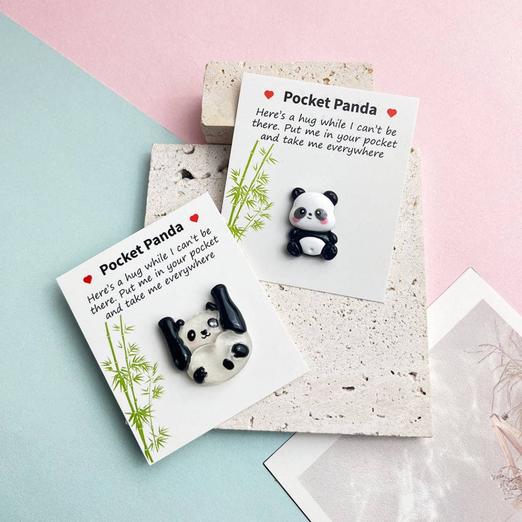 Magia Design - Vendita all'ingrosso Moneta/gettone ricordo - Abbraccio Tascabile Panda Carino5