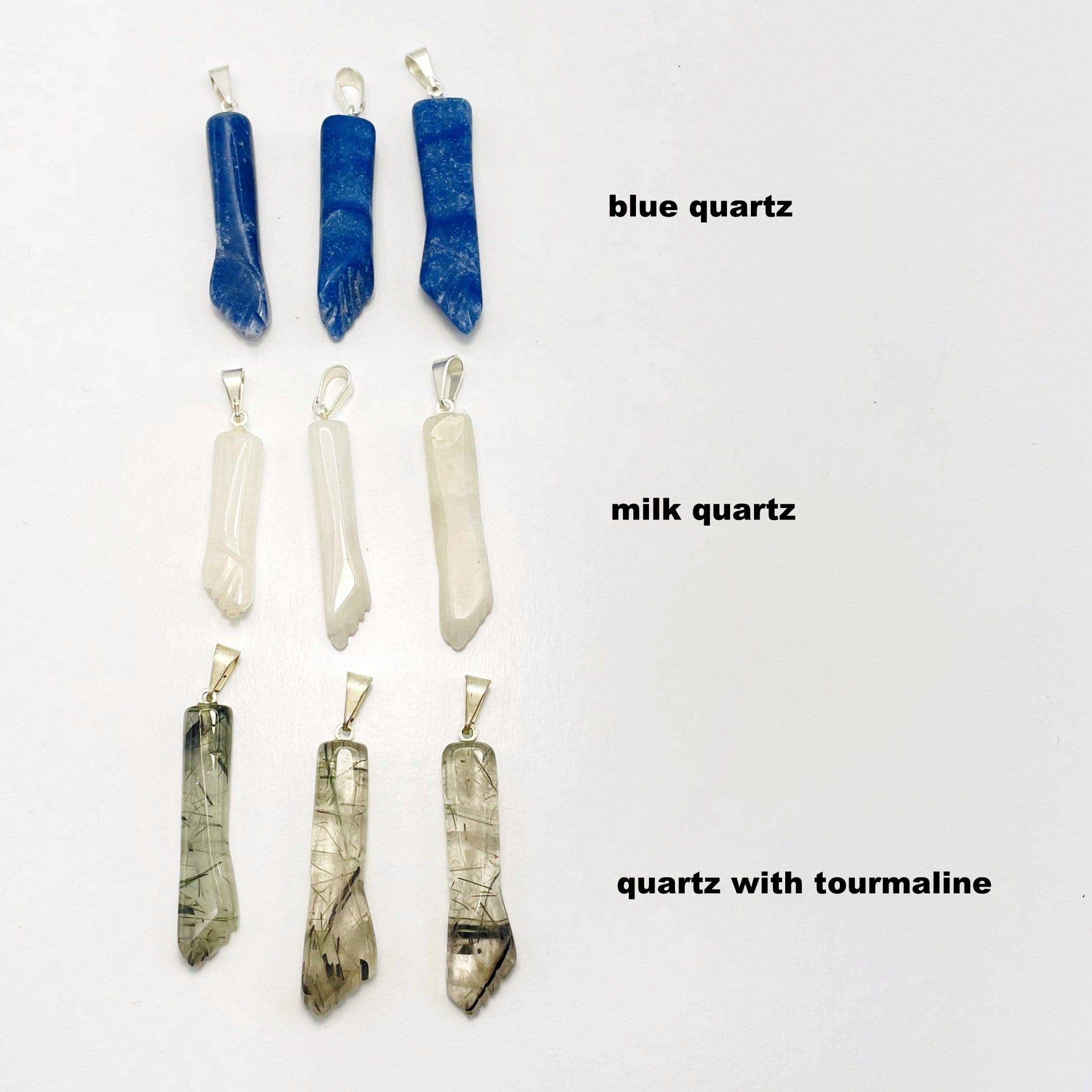 Rock Paradise - Wholesale Individual Charm/Pendant - Crystal Figa Hand Pendant Protection Stone Amulet7