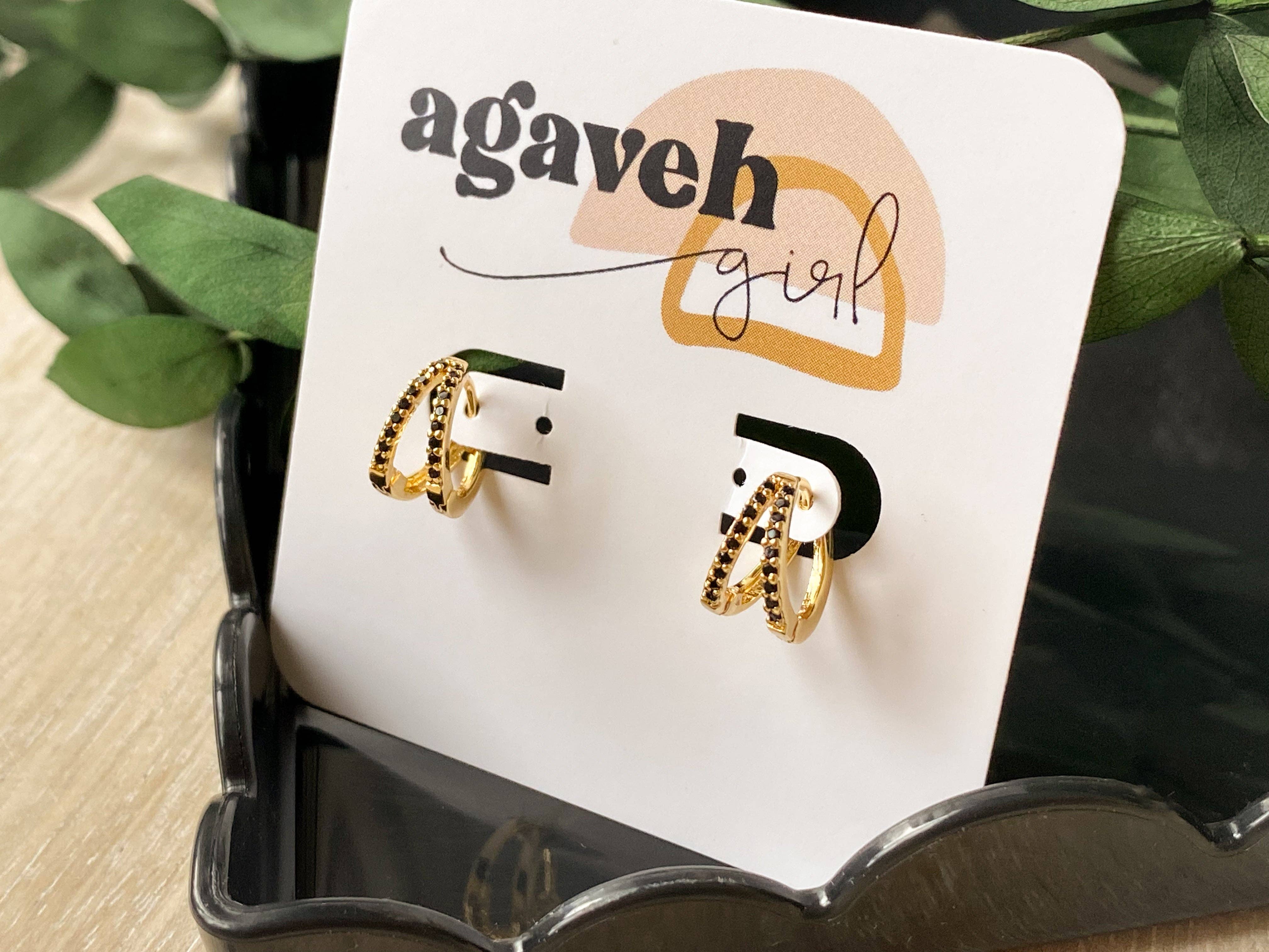 Agaveh girl – Brincos de argola por atacado – Blair Hoops3