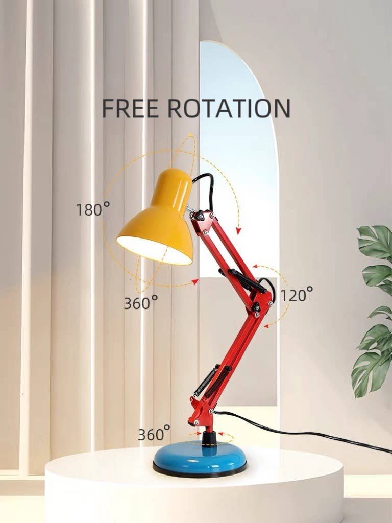 INSPECIAL HOME - Wholesale Accent/Desk Lamp - Memphis Retro Metal Table Lamp Case Of 66