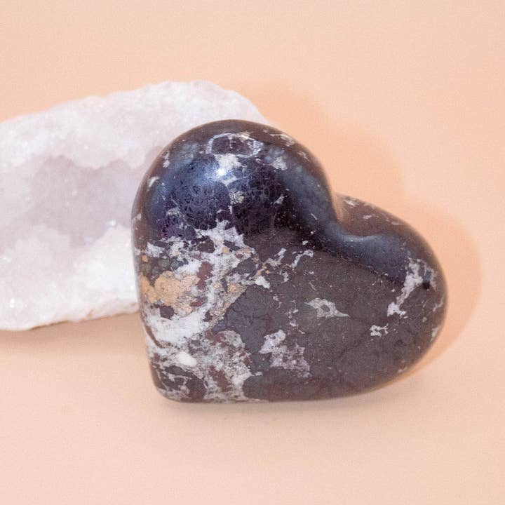 Tiny Rituals - Wholesale Spiritual Stone/Crystal - Rare Covellite Hearts - AAA Premium Quality8