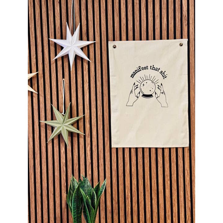 Uncommon Wild - Wholesale Banner - Manifest that Sh*t Canvas Banner