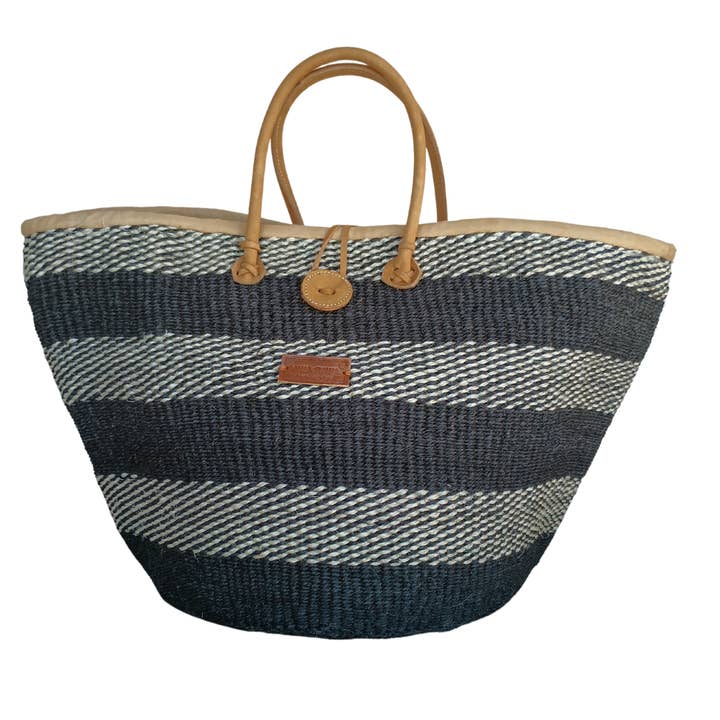 Balance Flow Handmade Sisal Straw Basket Tote for wholesale by SAWA SAWA