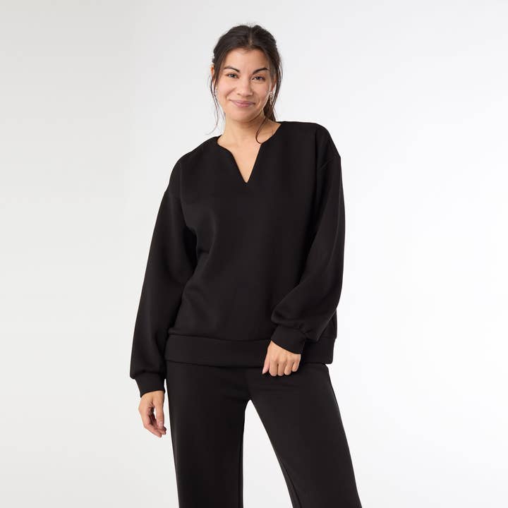 Hilarie V-Neck Top for wholesale by COCO + CARMEN