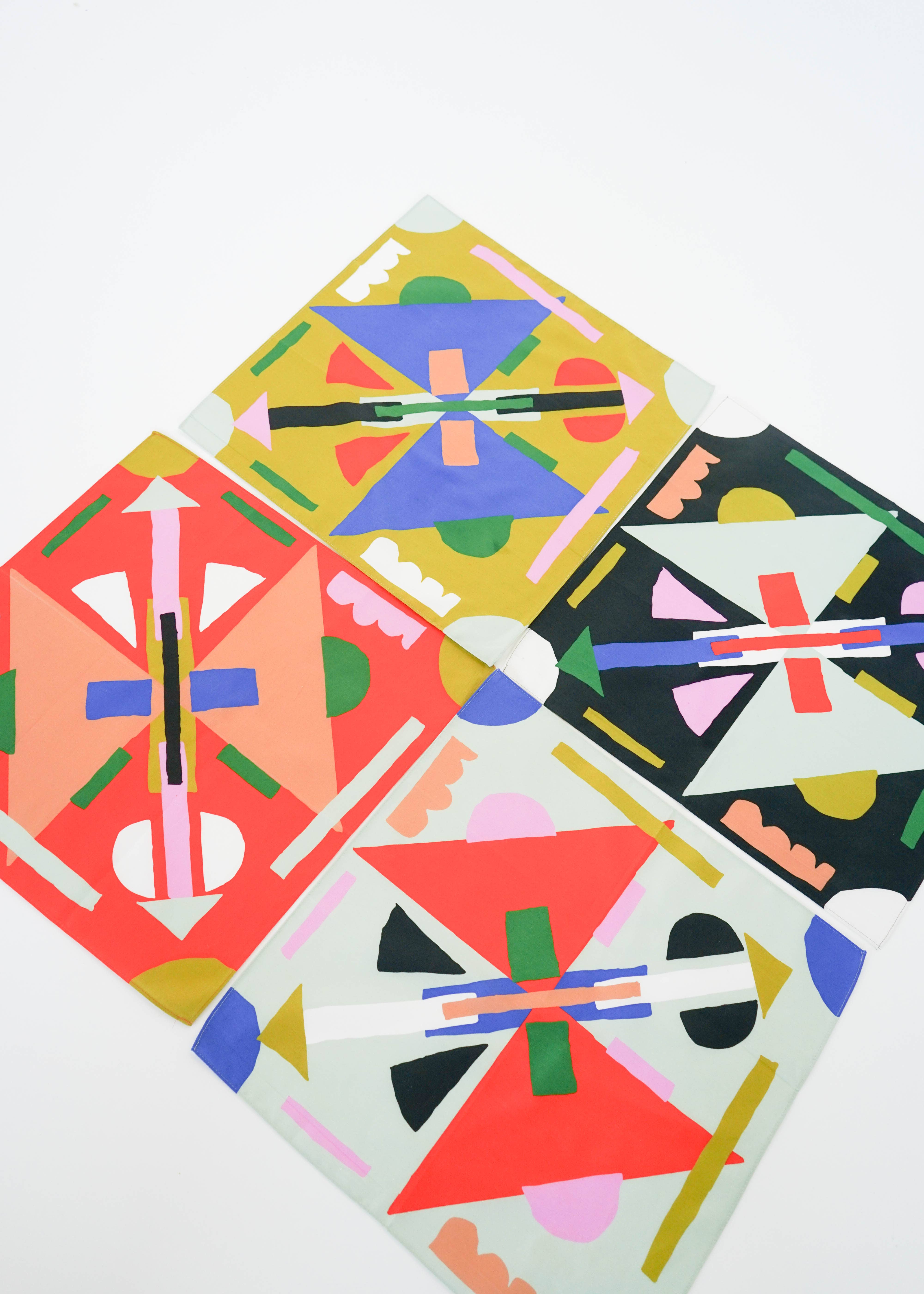 STATE The Label - Vente Serviettes de table en tissu - ENSEMBLE DE SERVIETTES KITE8