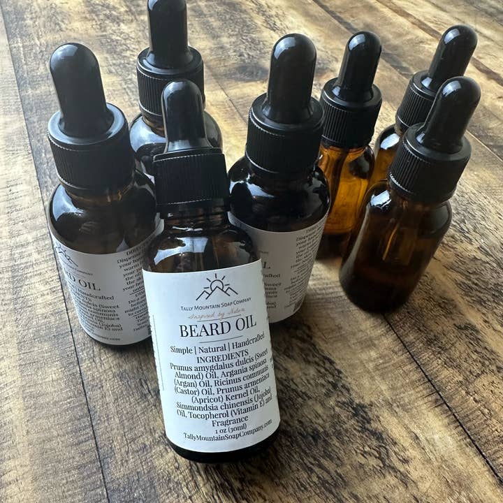Beard Oil for wholesale by Tally Mountain Soap Company