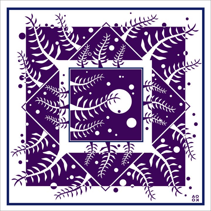 Bandana - Forêt nocturne pour la vente par All Very Goods