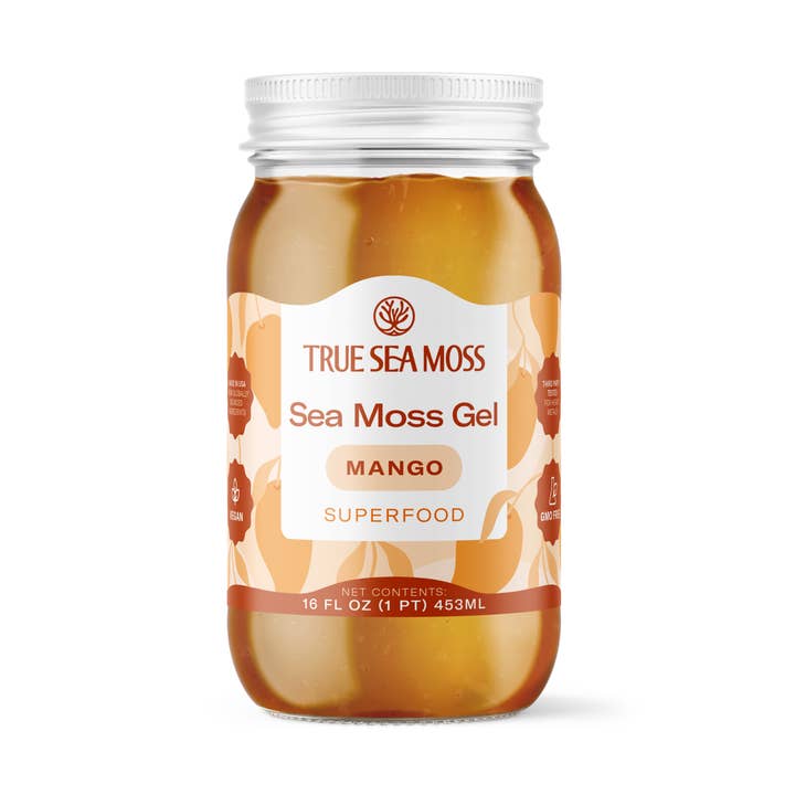 Gel de mousse de mer à la mangue pour la vente par TrueSeaMoss