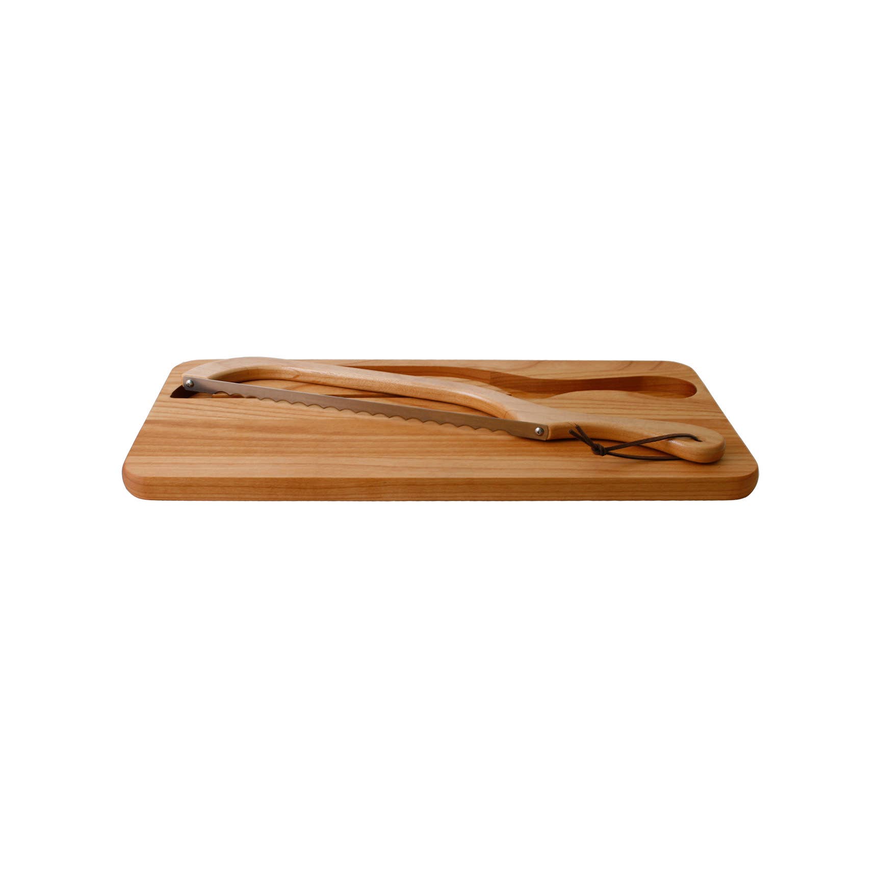 Out of the Woods of Oregon - Wholesale Kitchen/Utility Knife - Alder Bread Knife Board And Bread Slicer (Right Handed)2