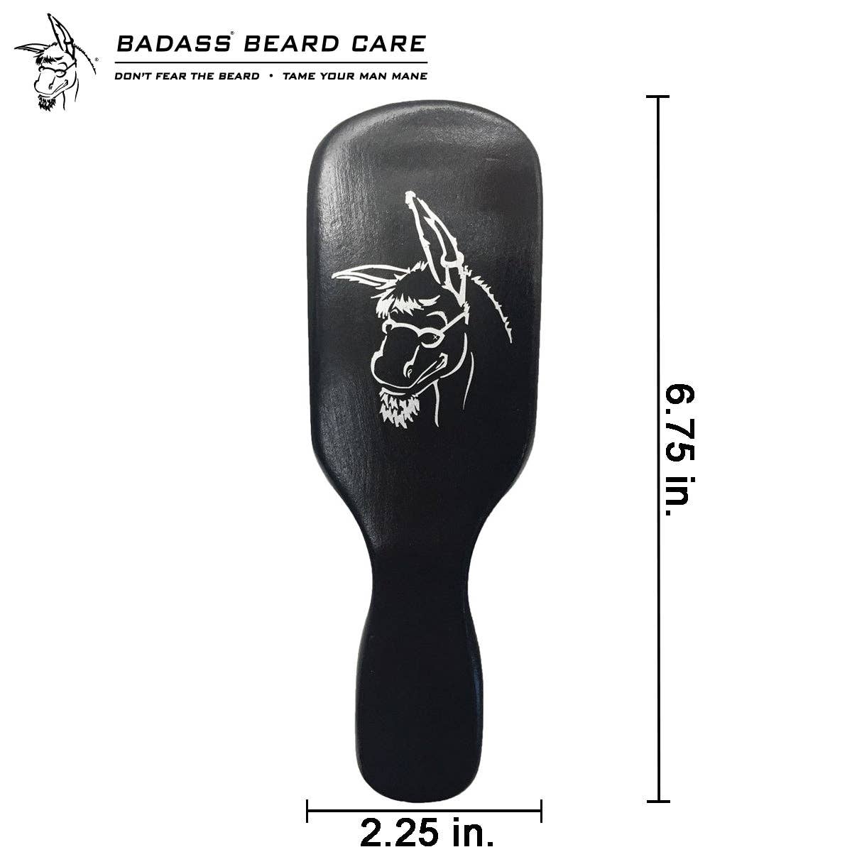 Badass Beard Care - Wholesale Beard Brush/Comb - Boars Hair Beard Brush with Handle4