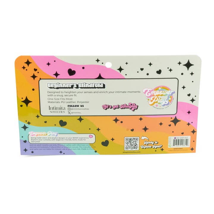 Intimita Novelties - Wholesale Sex Toy - Beginner’s Blindfold11
