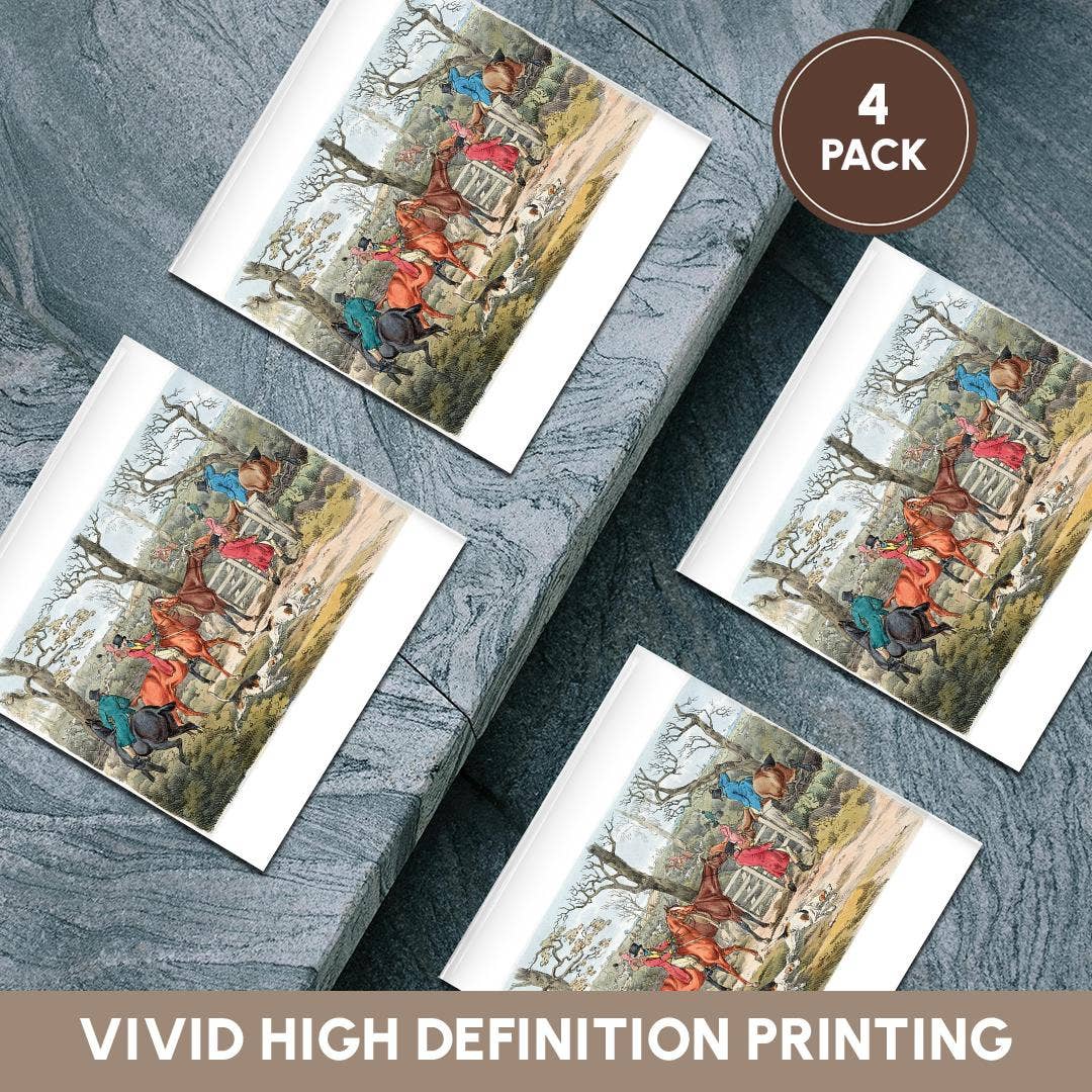 3dRose - Wholesale Onderzetters - 3dRose, Vintage Vossenjacht Scène, Onderzetter5