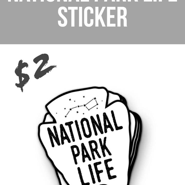 Albion Mercantile Co. - Wholesale Sticker - National Park Life | National Park Sticker3