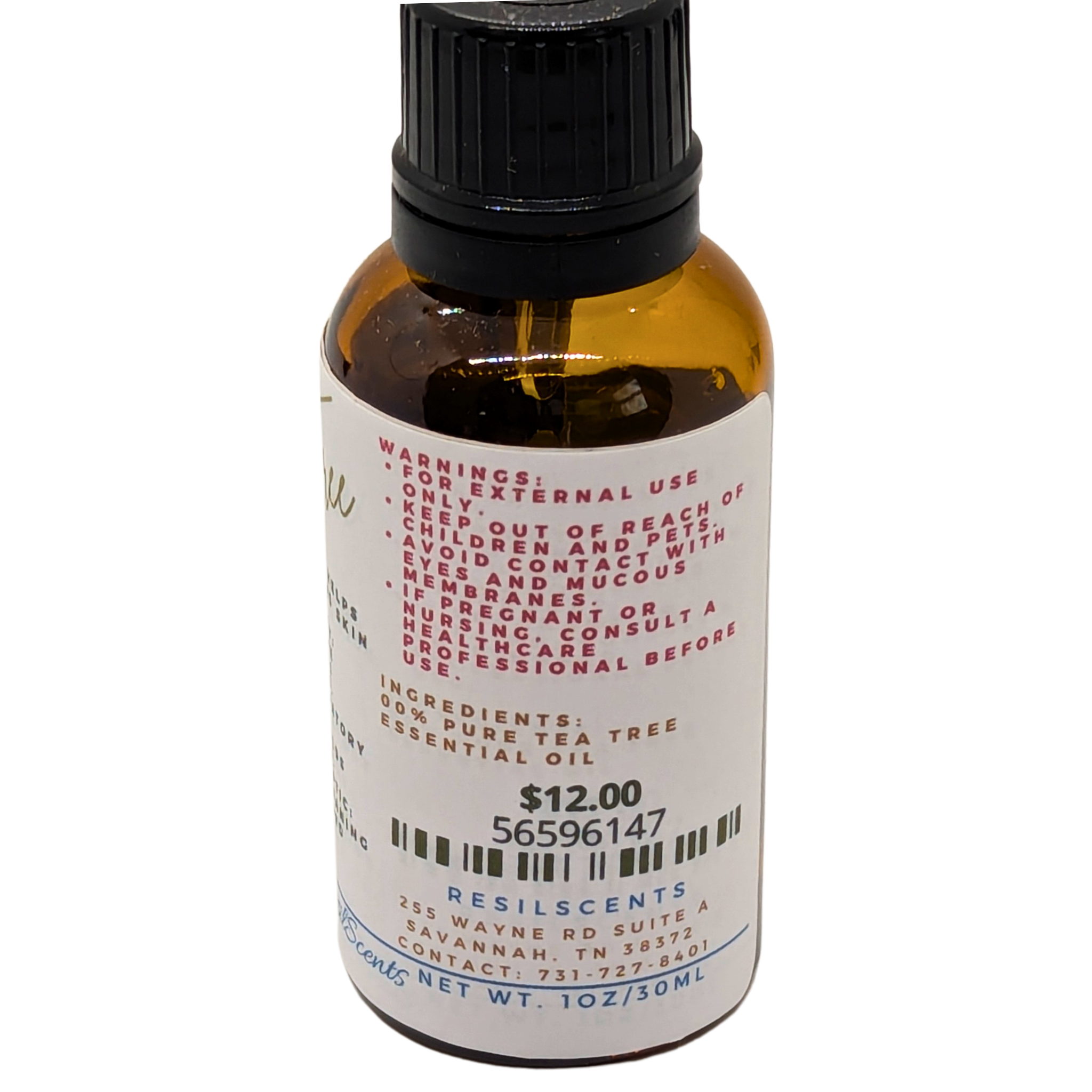 ResilScents WholeSale - Vendita all'ingrosso Olio essenziale - Olio Essenziale di Tea Tree 1oz – Olio Aromaterapico Puro | Un Rinfrescante Regalo di Primavera1