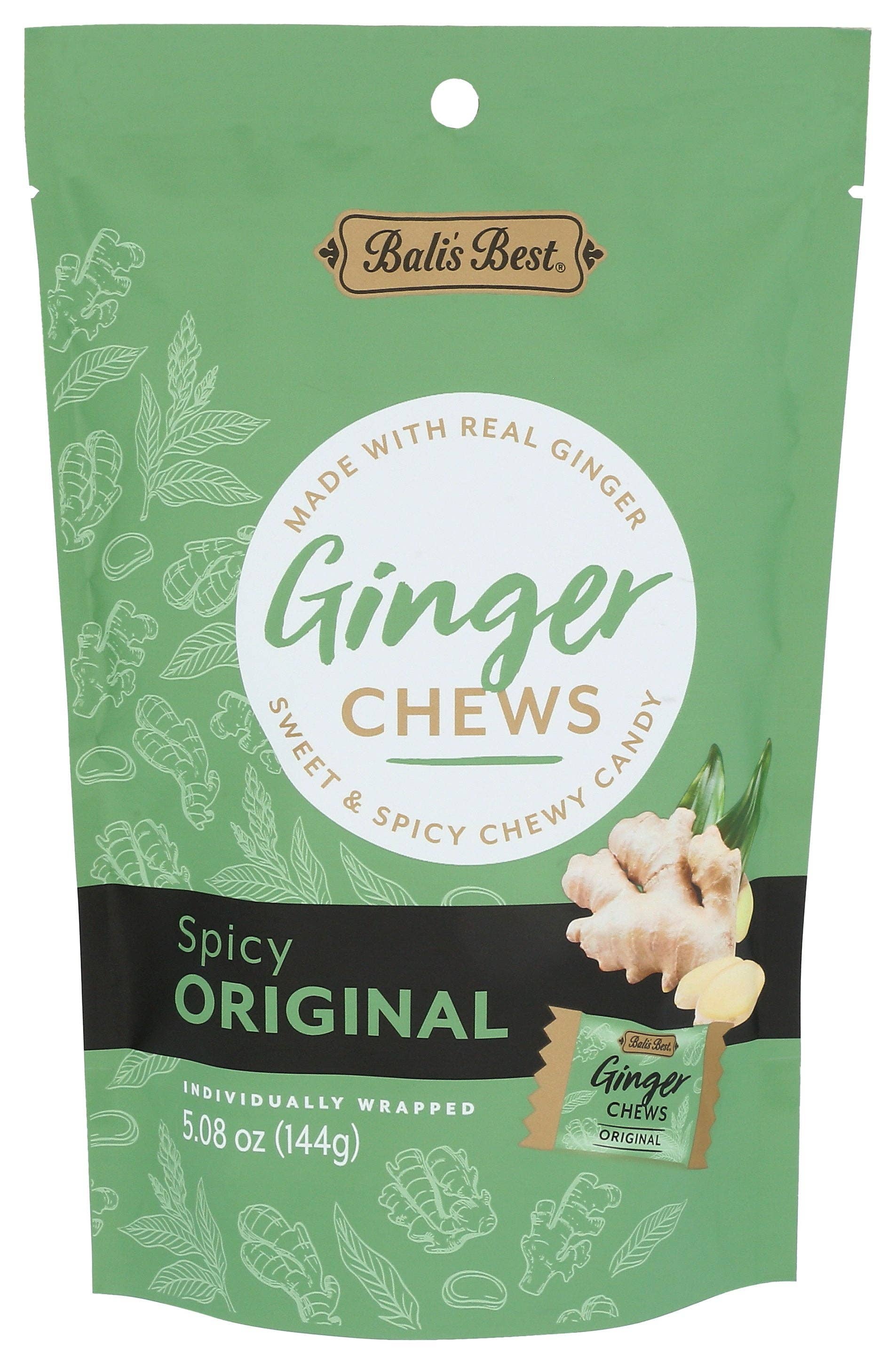 Everyday Supply Co - Wholesale Gummy - BALIS BEST CHEWS GINGER SPICY ORIG - Case of 120