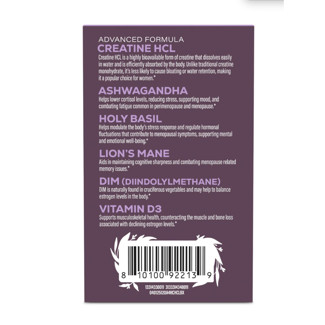 Sunwarrior - Wholesale Oral Supplement/Vitamin - Active Creatine HCL Capsules For Her 40+ - Vegan7