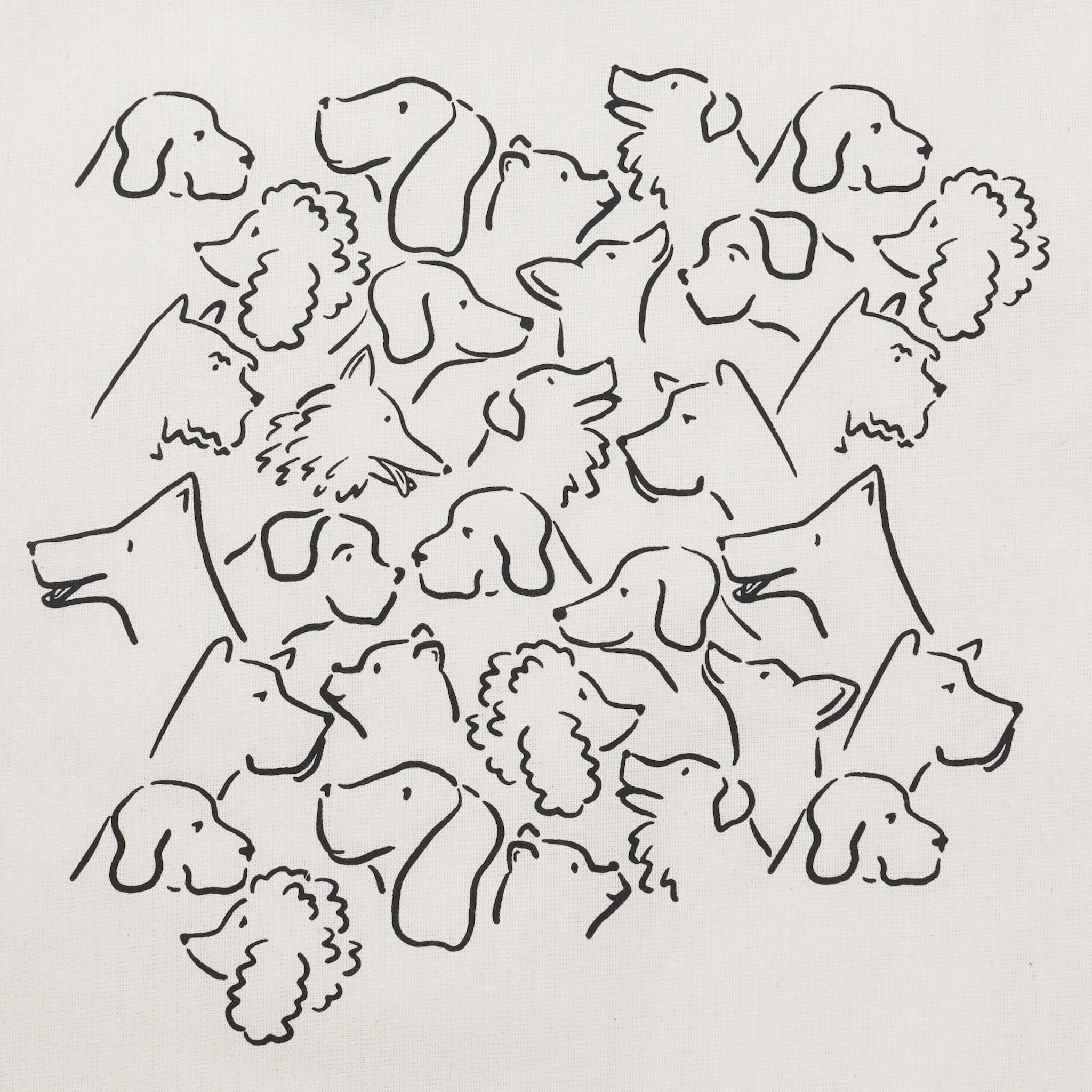 The Paws - Venta al por mayor Bolsa de asa- Mujer - Bolso de tela - Perros Perros Perros1