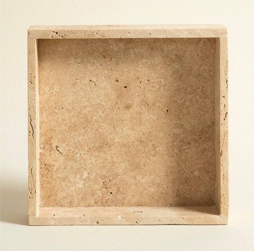 HAAND Craft - Wholesale Desk Tray - OTTOMAN DESK TRAY, TRAVERTINE TRAY, MARBLE STONE ORGANIZER8