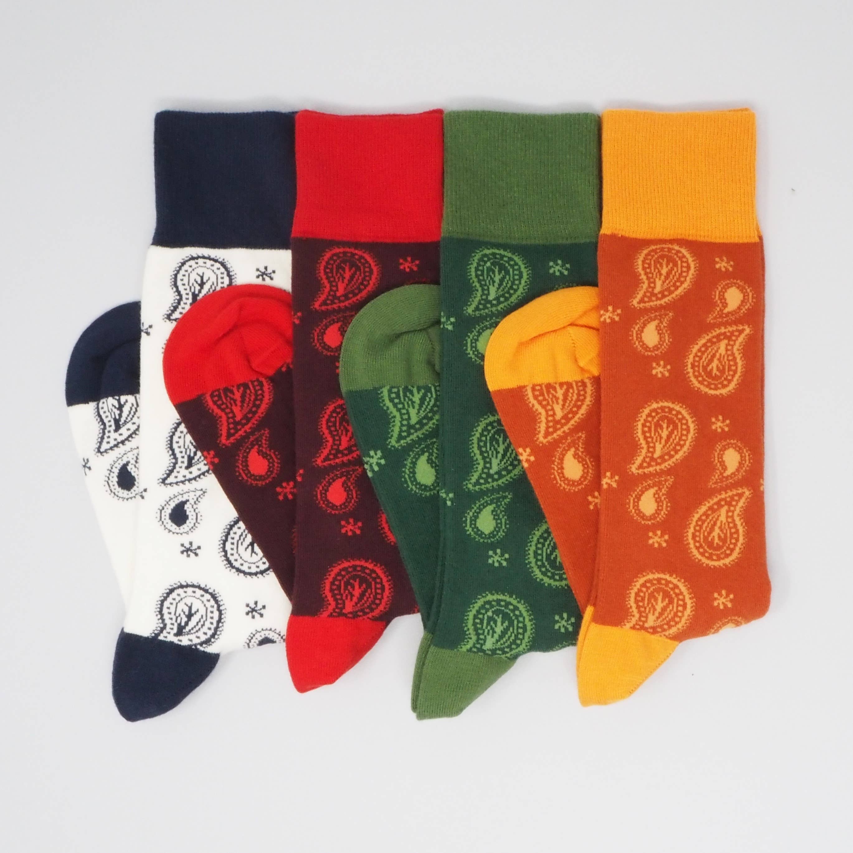 Peper Harow Socks - Wholesale Socks - Men's - Paisley Men's Organic Socks1