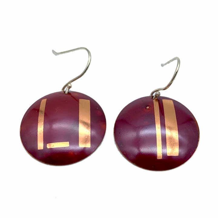 Asymmetrisk rektangel øreringe for engroshandel hos Anna Caraco Jewelry