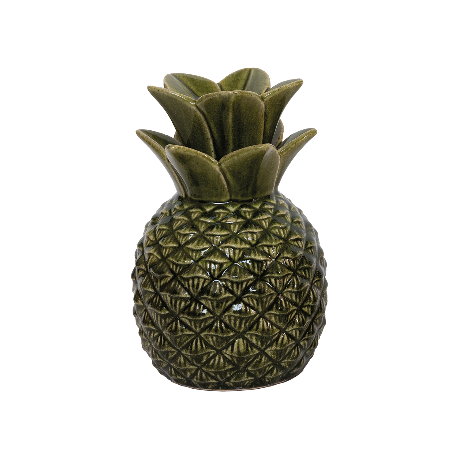 Opjet Paris - Wholesale Vase - Green pineapple vase D15 H23cm0