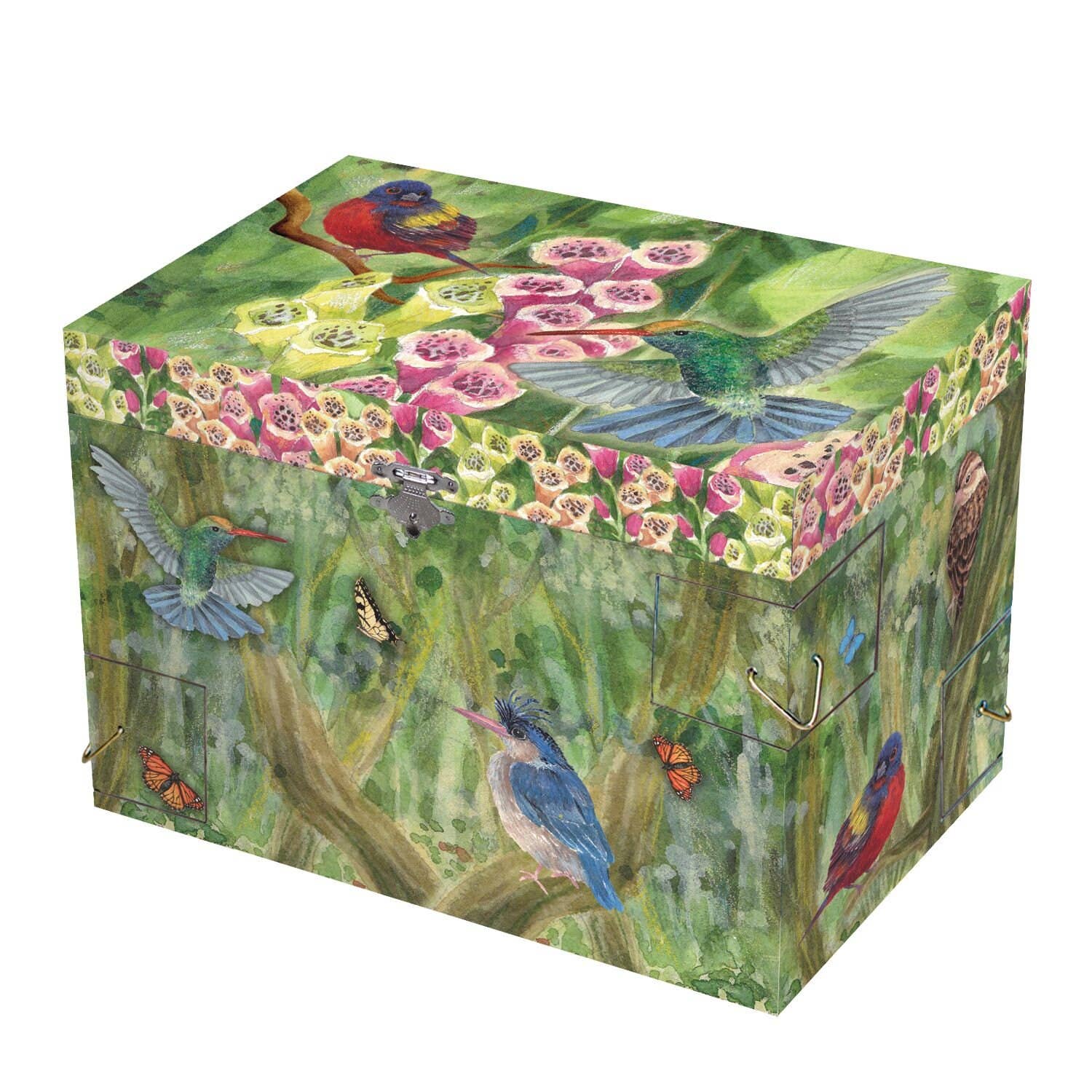 Enchantmints - Wholesale Music Box - Kids & Baby - Spinning Bird Music Box with Pull Out Drawers & Mirror2