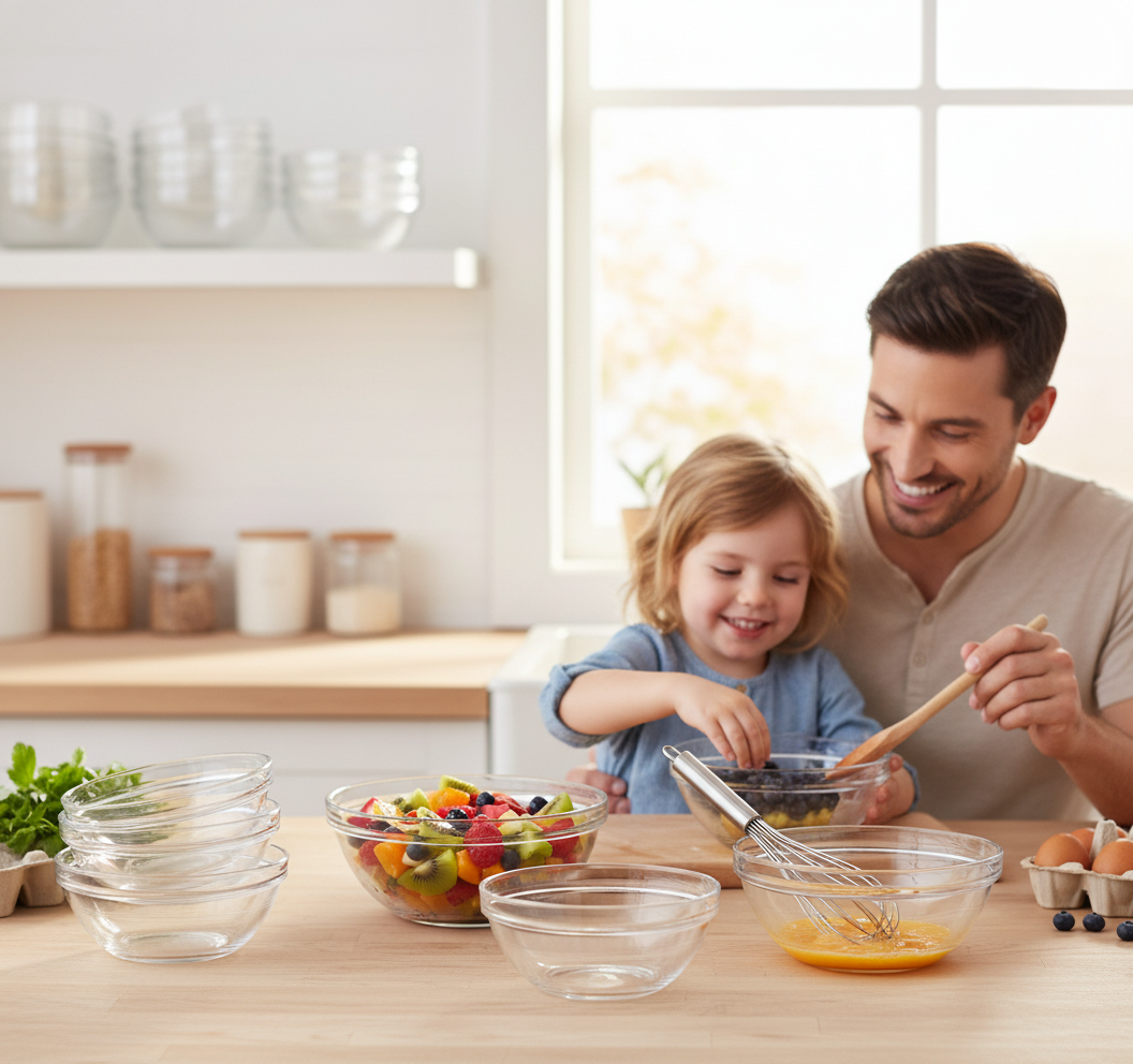 Kadra Kitchenware - Wholesale Bowl - Duralex Lys Clear Stackable Glass Bowls1