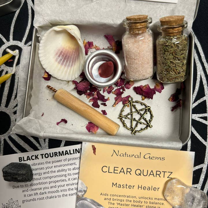 The Purple Spell – wholesale Craft supplies – Witch Travel Altar Kit - Spell Kit for Spells and Ritual5