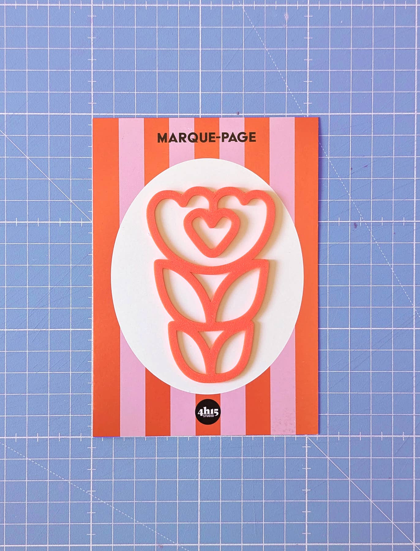 4h15 Studio - Wholesale Bookmark - Flower Bookmark1