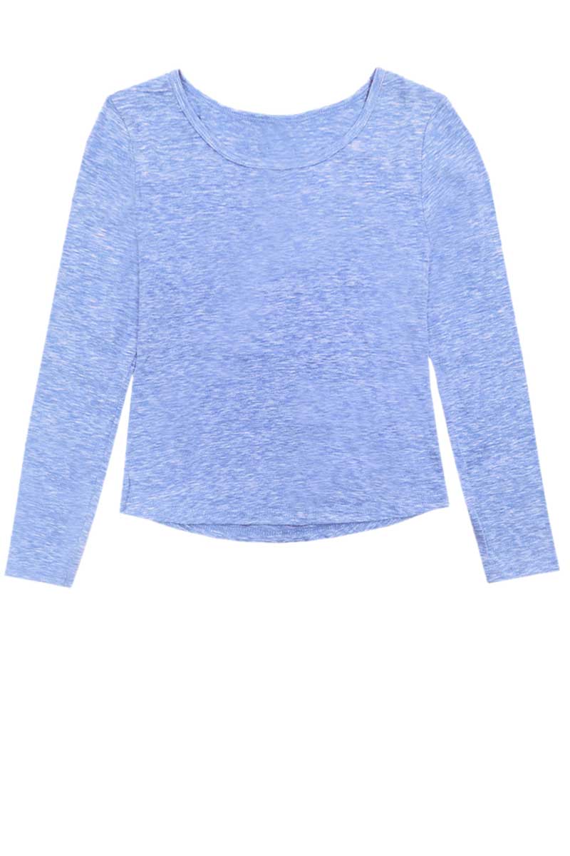 Cutie Patootie Clothing - Wholesale T-Shirt - Kids - GKT-16815A Heather Mix Long Sleeve Top5